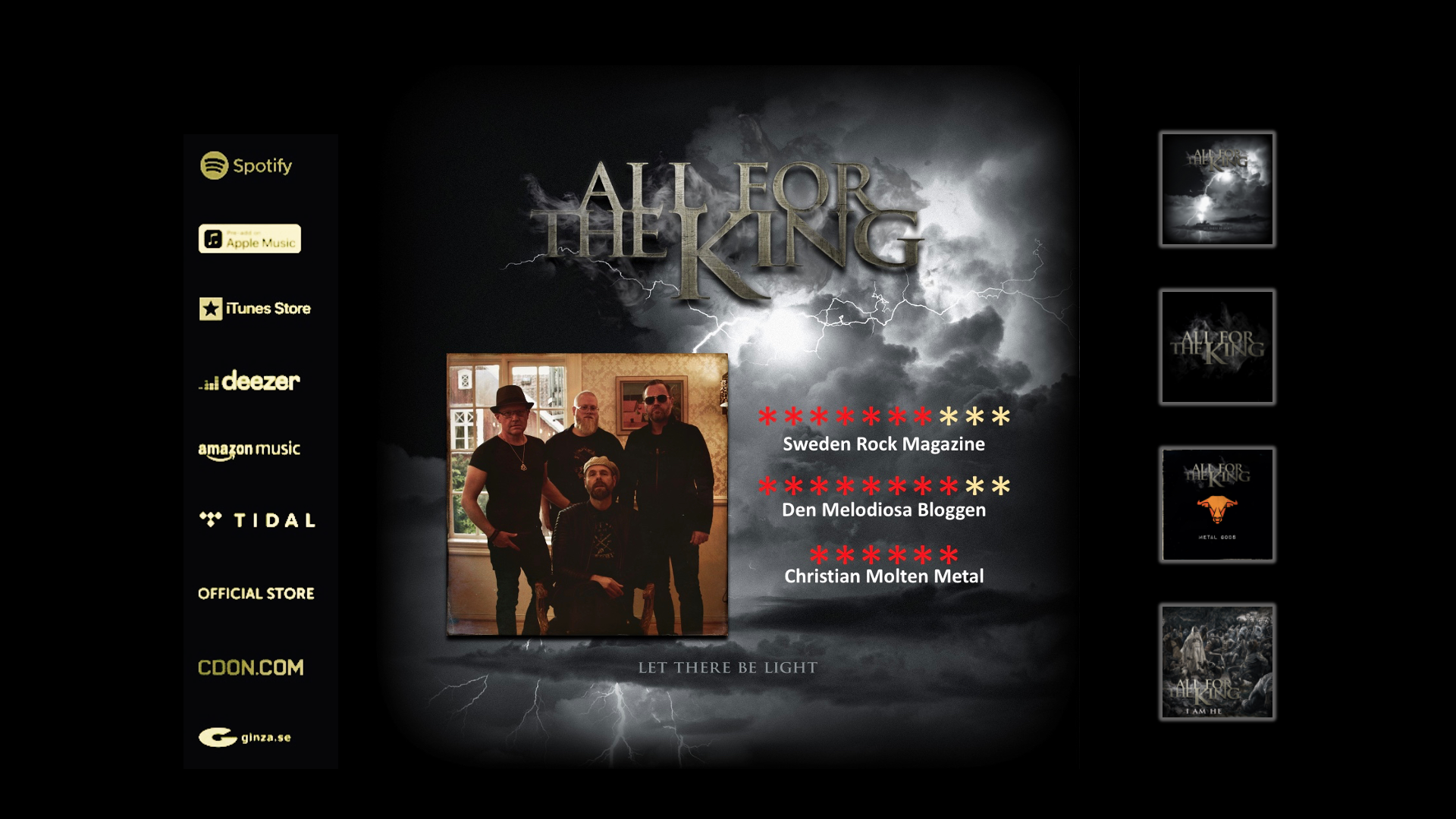 ALL FOR THE KING: Let There Be Light - Heaven's Metal Magazine